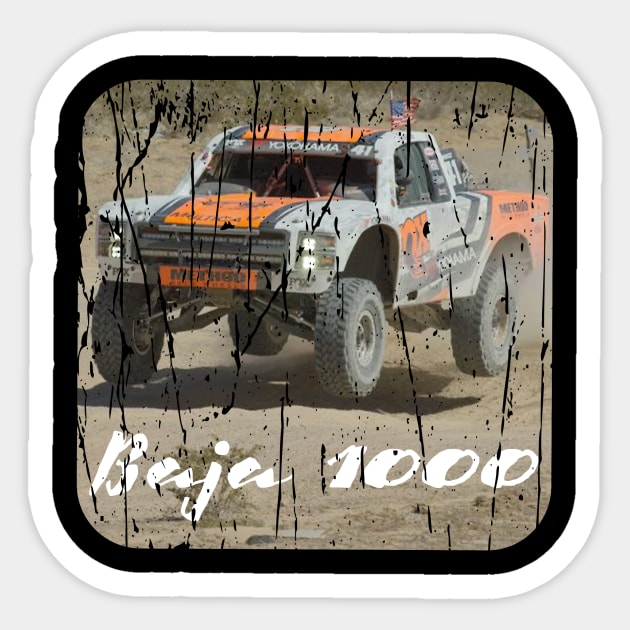 BAJA Racing TROPHY TRUCK Sticker by Cult Classics